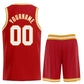 Custom Red White Classic Sets Sports Uniform Basketball Jersey Limited