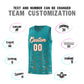 Custom Aqua White Personalized Scratches Pattern Sports Uniform Basketball Jersey Limited