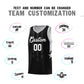 Custom Black Gray and White Gradient Star Graffiti Pattern Sports Uniform Basketball Jersey Limited