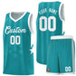 Custom Aqua White and White Gradient Star Graffiti Pattern Sports Uniform Basketball Jersey