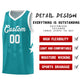 Custom Aqua White and White Gradient Star Graffiti Pattern Sports Uniform Basketball Jersey Limited