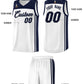 Custom White Navy Classic Sets Sports Uniform Basketball Jersey Limited