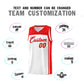Custom White Red Classic Sets Sports Uniform Basketball Jersey Limited