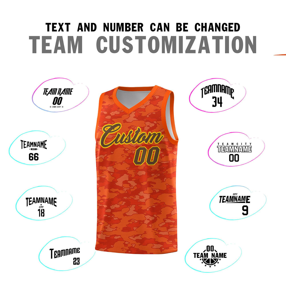 Custom Personalized Camo Sets Sports Uniform Basketball Jersey Limited