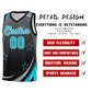 Custom Dark Gray Black Gradient Star Graffiti Pattern Sports Uniform Basketball Jersey Limited