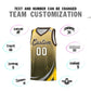 Custom Khaki Olive Gradient Star Graffiti Pattern Sports Uniform Basketball Jersey Limited