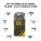 Custom Dark Gray Olive Gradient Star Graffiti Pattern Sports Uniform Basketball Jersey Limited