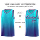 Custom Sky Blue Purple Gradient Fashion Sets Sports Stripe Uniform Basketball Jersey Limited