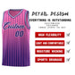 Custom Pink Purple Gradient Fashion Sets Sports Stripe Uniform Basketball Jersey Limited