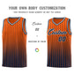 Custom Orange Navy Gradient Fashion Sets Sports Stripe Uniform Basketball Jersey Limited