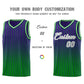 Custom Purple Green Gradient Fashion Sets Sports Stripe Uniform Basketball Jersey Limited