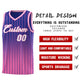 Custom Royal Pink Gradient Fashion Sets Sports Stripe Uniform Basketball Jersey Limited