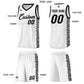 Custom White Black Personalized Indians Pattern Sets Sports Uniform Basketball Jersey Limited