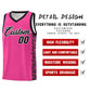 Custom Pink Black Personalized Indians Pattern Sets Sports Uniform Basketball Jersey Limited