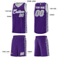 Custom Purple Gray Personalized Indians Pattern Sets Sports Uniform Basketball Jersey Limited
