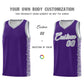 Custom Purple Gray Personalized Indians Pattern Sets Sports Uniform Basketball Jersey Limited