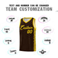 Custom Brown Gold Personalized Indians Pattern Sets Sports Uniform Basketball Jersey Limited