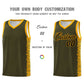 Custom Olive Yellow Personalized Indians Pattern Sets Sports Uniform Basketball Jersey Limited