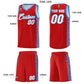 Custom Red Powder Blue Personalized Indians Pattern Sets Sports Uniform Basketball Jersey Limited