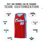 Custom Red Powder Blue Personalized Indians Pattern Sets Sports Uniform Basketball Jersey Limited