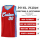 Custom Red Powder Blue Personalized Indians Pattern Sets Sports Uniform Basketball Jersey Limited