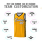 Custom Yellow Black Personalized Indians Pattern Sets Sports Uniform Basketball Jersey Limited