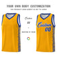 Custom Yellow Royal Personalized Indians Pattern Sets Sports Uniform Basketball Jersey Limited