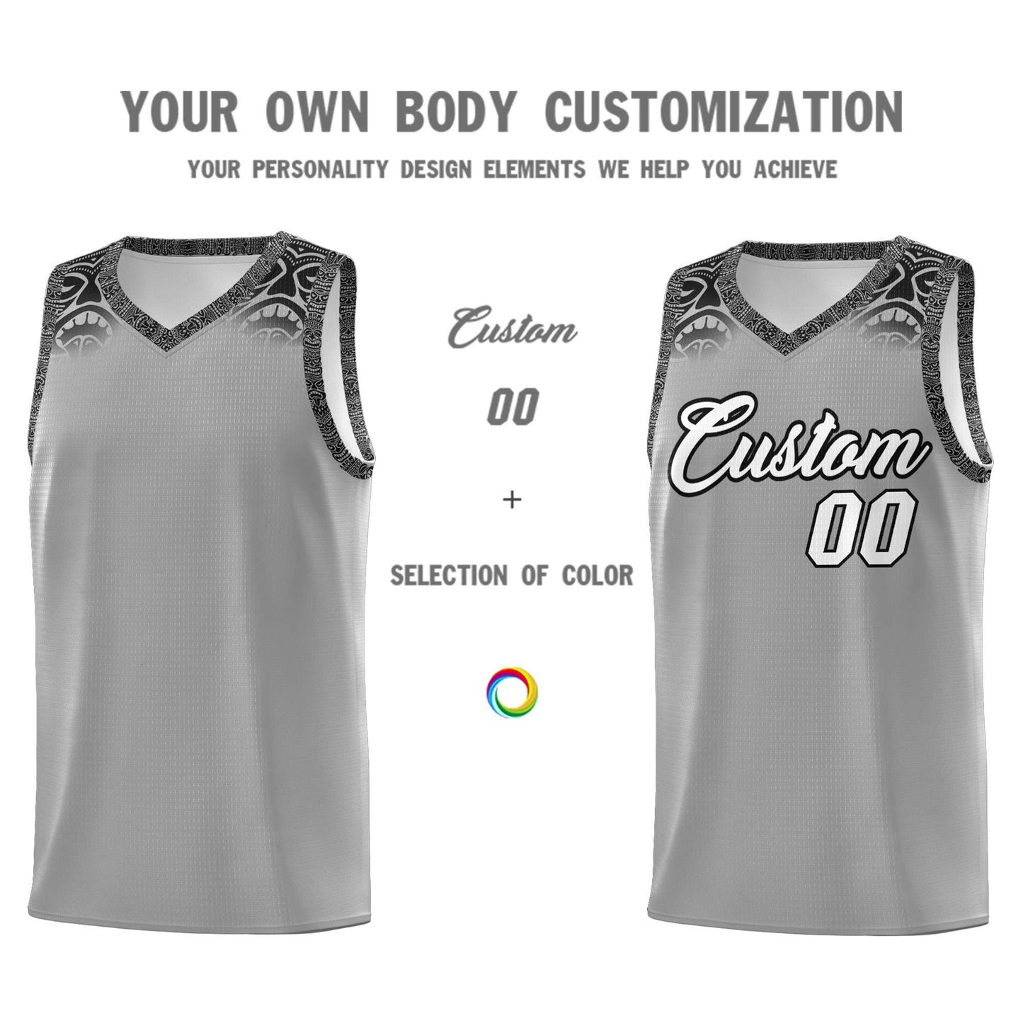 Custom Dark Gray Black Personalized Indians Print Sets Sports Uniform Basketball Jersey Limited