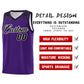 Custom Purple Black Personalized Indians Print Sets Sports Uniform Basketball Jersey Limited