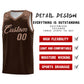 Custom Brown Teabrown Personalized Indians Print Sets Sports Uniform Basketball Jersey Limited