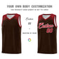 Custom Brown Red Personalized Indians Print Sets Sports Uniform Basketball Jersey Limited