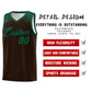 Custom Brown Kelly Green Personalized Indians Print Sets Sports Uniform Basketball Jersey Limited