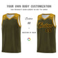 Custom Olive Yellow Personalized Indians Print Sets Sports Uniform Basketball Jersey Limited