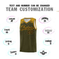 Custom Olive Yellow Personalized Indians Print Sets Sports Uniform Basketball Jersey Limited