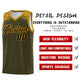Custom Olive Yellow Personalized Indians Print Sets Sports Uniform Basketball Jersey Limited
