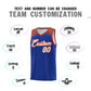 Custom Royal Orange Personalized Indians Print Sets Sports Uniform Basketball Jersey Limited
