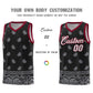 Custom Black Gray Personalized Cashew Pattern Sports Uniform Basketball Jersey Limited