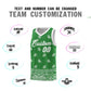 Custom Teal White Personalized Cashew Pattern Sports Uniform Basketball Jersey Limited