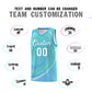 Custom Aqua Powder Blue Personalized Galaxy Graffiti Pattern Sports Uniform Basketball Jersey Limited