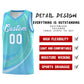 Custom Aqua Powder Blue Personalized Galaxy Graffiti Pattern Sports Uniform Basketball Jersey Limited