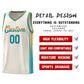 Custom Khaki Old Gold-Aqua Gradient Fashion Sports Uniform Basketball Jersey Limited