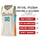 Custom Khaki Aqua-Orange Gradient Fashion Sports Uniform Basketball Jersey Limited