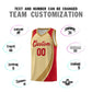 Custom Khaki Old Gold-Red Color Block Sports Uniform Basketball Jersey Limited