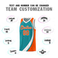 Custom Aqua White-Orange Color Block Sports Uniform Basketball Jersey Limited