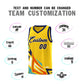 Custom Gold Gradient Graffiti Pattern Sports Uniform Basketball Jersey Limited
