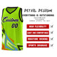 Custom Neon Green Gradient Graffiti Pattern Sports Uniform Basketball Jersey Limited