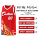 Custom Red Gradient Graffiti Pattern Sports Uniform Basketball Jersey Limited