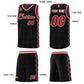 Custom Black Side Blocks Sports Uniform Basketball Jersey Limited