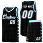 Custom Black Side Blocks Sports Uniform Basketball Jersey