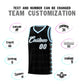 Custom Black Side Blocks Sports Uniform Basketball Jersey Limited